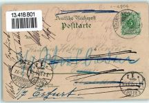 06648 O4804 Eckartsberga 1897 Karte beschädigt Eckarts-Burg Ratskeller Lithographie