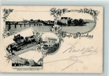 4780 Schärding Innere Stadt 1897 - gute Erhaltung AK