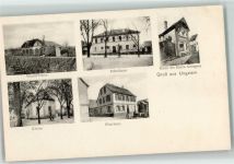 67098 W6702 Ungstein - Winzerverein Weinreben Schule Georgens-Haus Pfarrhaus