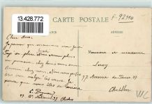 92110 Clichy - Überschwemmung La Crue de la Seine 1910 , Boulevard National