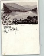 6215 Achenkirch Gebrauchsspuren Hotel Seehof Ottmar Zieher Lithographie