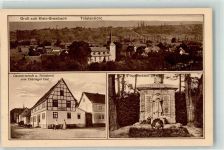 99610 O5231 Kleinbrembach - Gasthaus zum Thüringer Hof Kriegerdenkmal
