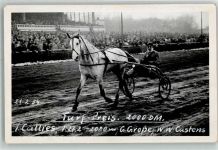 Turf Preis 1954 Pferderennen Privatfoto AK