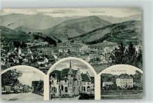 79585 W7853 Steinen , Kr Lörrach - Bahnhofstraße Gasthaus zum Hirschen Villa Köchlin