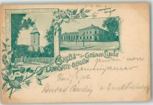 10115 W1000 Lankwitz 1898 - Gruss aus der Grünen Linde Kirche