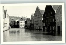 83527 W8092 Haag , Oberbay Foto AK Hochwasser Ort handschriftlich