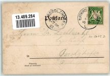 96224 W8622 Burgkunstadt 1902 Gebrauchsspuren Nervenheilanstalt Rathaus Stadtkirche Schloß Strössendorf Litho