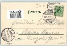 66564 W6682 Ottweiler 1897 Lithographie Wilhelmstraße Schlossbrunnen Seminarstraße