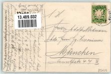 85126 W8071 Münchsmünster 1911 Gebrauchsspuren Gasthaus zur Post Kutsche