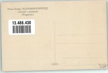 Slawische Epen Slawonier in der Regierung Fragment Mucha, A.