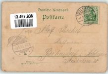 04680 O7241 Colditz 1905 Lithographie Luisa-Heim Marktplatz Schloback's Berg