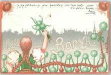 04552 O7200 Borna b Leipzig 1904 - Zwiebelfest