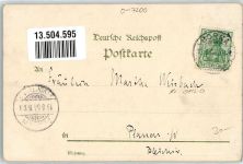 04552 O7200 Borna b Leipzig 1904 - Zwiebelfest