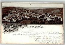 01778 O8246 Lauenstein 1898 Lithographie Vorläufer Lauenstein