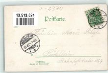 61440 W6370 Oberursel Taunus 1901 Lithographie Gasthaus-Pension Waldlust Speisesaal Hirsch