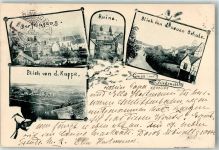 36289 W6431 Friedewald , Hess 1899 - An der Kuppe Ruine