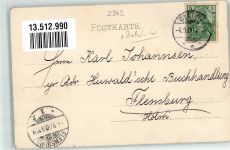 24395 W2342 Gelting , Angeln 1900 - Bahnhof Schloß Gelting Kirche