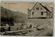66625 W6697 Türkismühle - Türkismühle Bahnanlage Bäckerei-Colonialwaren Hartung