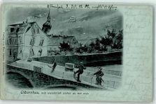 09526 O9330 Olbernhau 1902 Gebrauchsspuren Humor Lithographie