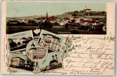 84347 W8340 Pfarrkirchen , Niederbay 1900 - Distriktskrankenhaus Knabenschule Bachlvilla
