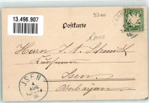 84347 W8340 Pfarrkirchen , Niederbay 1900 - Distriktskrankenhaus Knabenschule Bachlvilla