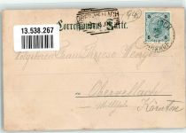 8144 Lieboch 1901 - J.P. Esterl`s Gasthaus Spatenhof Bahnhof