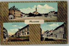 Milevsko Mühlhausen 1913 - Marktplatz Straße Klasterni Ulica