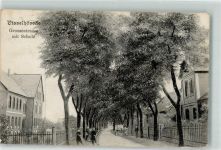 27374 W2722 Visselhövede 1909 Foto AK Große Straße Schulhaus