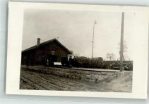 Bahnhof Auto Uniform Militär Tschechien Foto AK