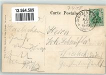 72555 W7430 Metzingen , Württ 1910 - Schloss Straße