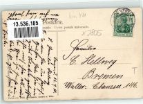19309 O2805 Lenzen Elbe 1910 - Berliner-Straße