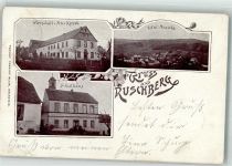 55776 W6589 Ruschberg 1902 Gebrauchsspuren Gasthaus Kirsch Schule