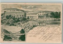 1170 Wien 17. Bezirk, Hernals 1898 Foto AK Gasthaus Sofien-Alpe Neuwaldegg