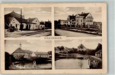 Kolin Köln an der Elbe 1944 Foto AK Bahnhof Cerhenice