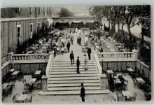 1070 Wien 7. Bezirk, Neubau 1930 Foto AK Garten- Cafe Siller Mariahilferstrasse 22