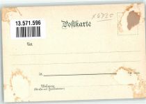 67433 W6730 Haardt an der Weinstraße Gebrauchsspuren Lithographie Haardter Schlösschen Etablissement Bauer Ludwigsbrunnen