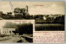 W8901 Gablingen Hasenbrauerei Augsburg Schloss Kirche Brauerei 1910
