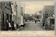 25821 W2257 Bredstedt 1904 - Hohlegasse Bahnpoststempel