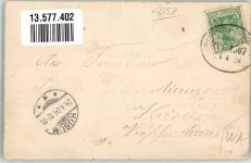 25821 W2257 Bredstedt 1904 - Hohlegasse Bahnpoststempel