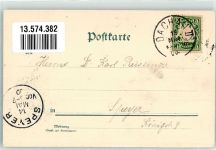 85221 W8060 Dachau 1900 Lithographie Dachauer Volkstracht Alpenkette