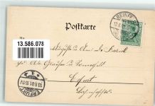 23858 W2067 Reinfeld Holstein 1901 - Dorfstrasse Junge Damen Postbote Bauernhäuser
