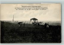 W3400 Göttingen , Niedersachs Wissenschaftliche Flugvorführung von Euler August im Doppeldecker 1911 Flugtag BOAKC