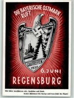 W8400 Regensburg Gautreffen 1937 Die Bayerische Ostmark ruft Propaganda WK II BOAKC