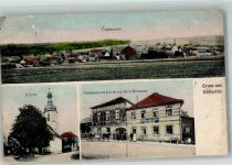 07955 O6571 Gütterlitz 1908 - Dorfkirche Gasthaus zur Linde