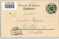 09236 O9113 Claußnitz b Chemnitz, Sachs 1900 BOAKC Vorläufer Druck um 1890 Gasthaus zur Post Baugeschäft Knorr