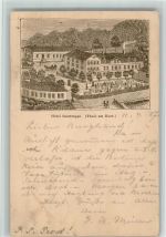 O4308 Thale Privatganzsache 1887 Hotel Rosstrappe Vorläufer BOAKC
