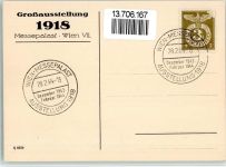 Wien 1. Bezirk, Innere Stadt Großausstellung 1943 SST Wien-Messepalast Ausstellung 1918 So teilt dieser Jude Europa auf Propaganda WK II BOAKC