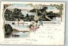 23714 W2423 Bad Malente-Gremsmühlen 1898 Lithographie An der Holm Am Diecksee