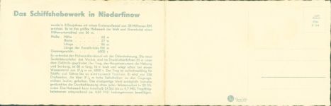 16248 O1301 Niederfinow Klapp AK Schiffshebewerk
