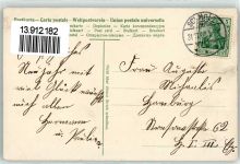 Neujahr Füllhorn Glücksfee AK Geld auf AK 1907 Lithographie